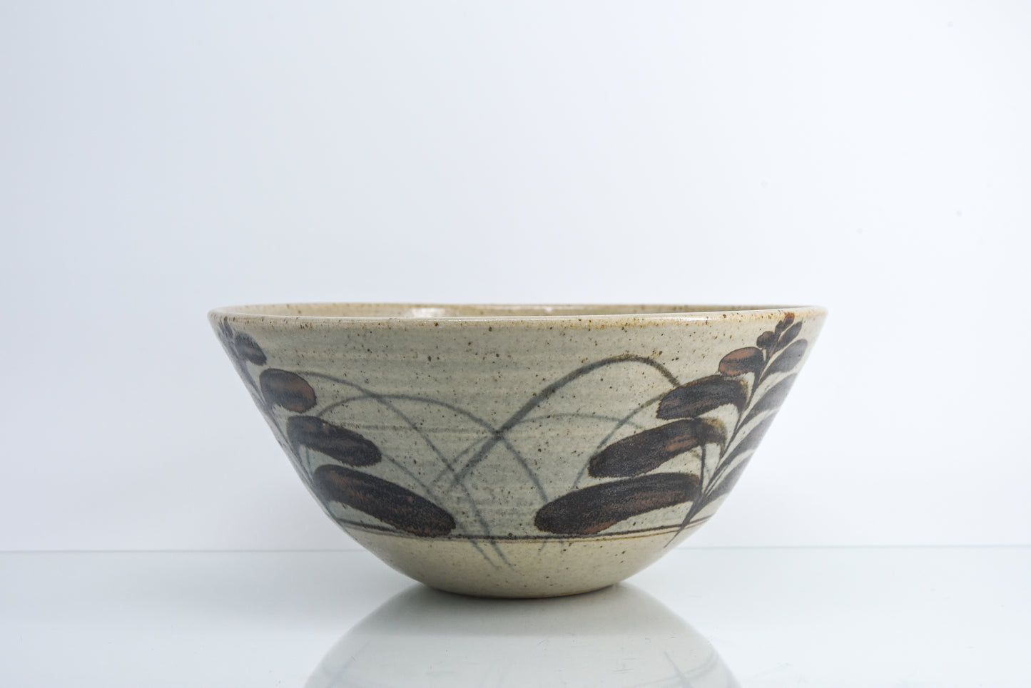 David Leach Foxglove Design Stoneware Bowl