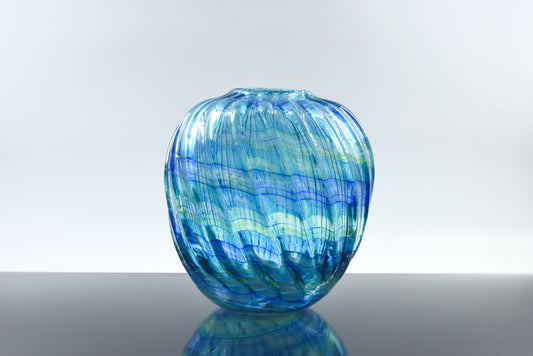 Peter Layton ' Lapis' Glass Vase