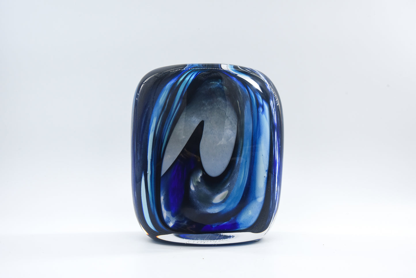 Peter Layton 'Georgia' Stoneform Studio Glass Vase