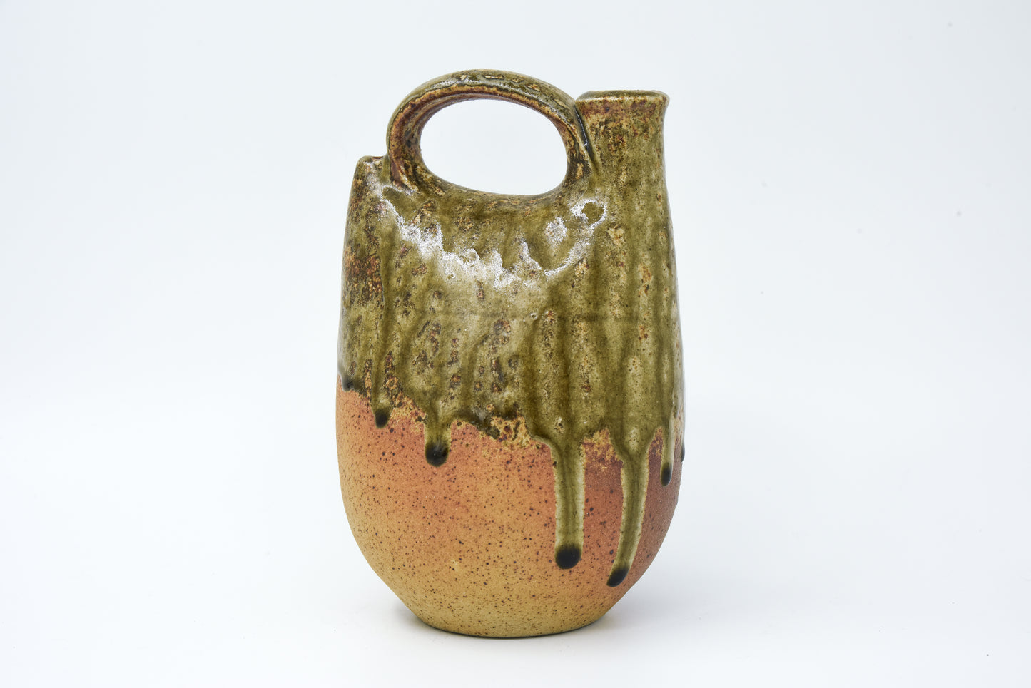 John Leach Ash Glaze Flagon